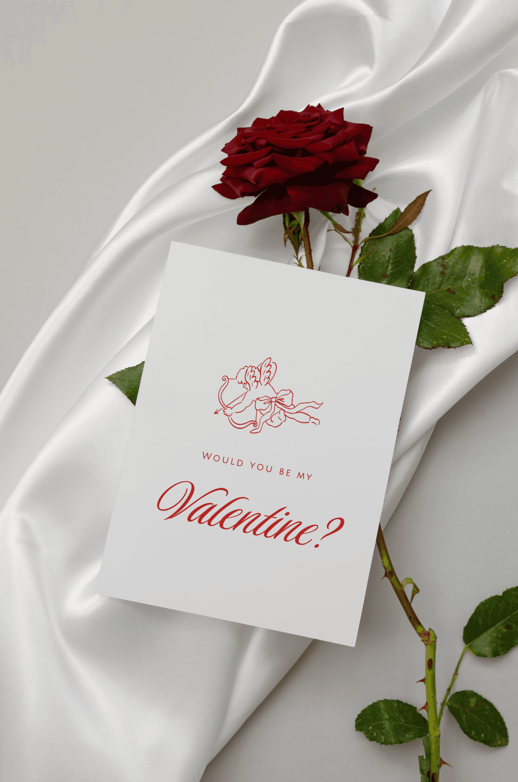 Kartka Would you be my Valentine?