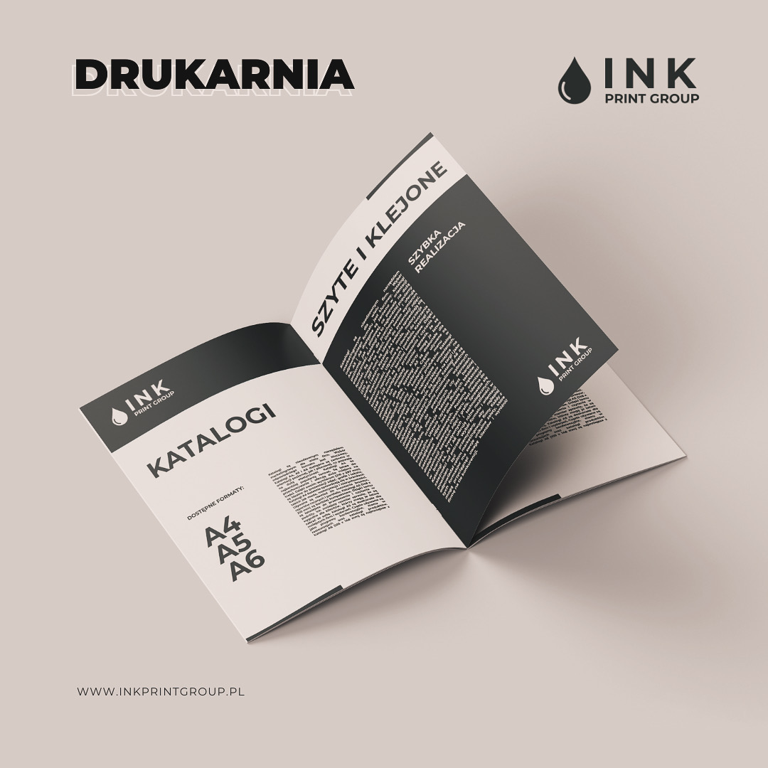 Katalogi i broszury firmowe - przykładowa realizacja INK PRINT GROUP